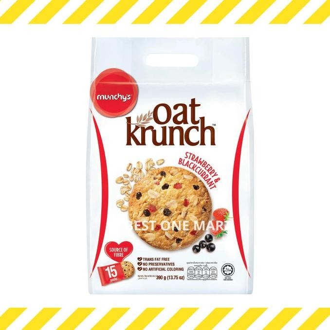 

Munchys Oat Krunch Dark Chocolate / Biskuit Gandum / Diet Snack