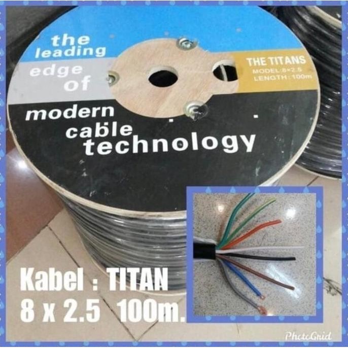 Kabel Speaker Titan Eceran isi 8x2,5 titans 8 x 2.5 original