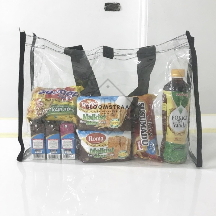 Tas Mika Transparan Tas Souvenir Mika Transparant Tote Bag Plastik