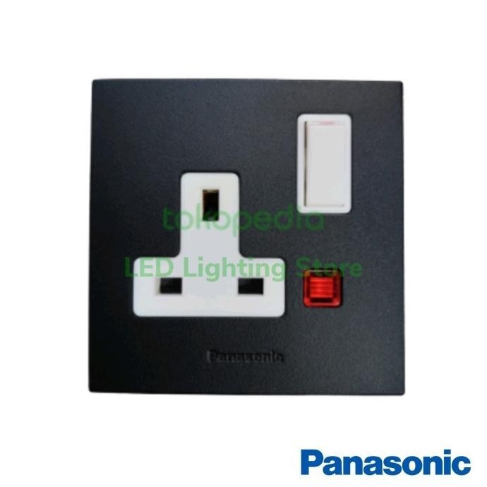 Panasonic Stop Kontak Ac Hitam Wbsj1214B