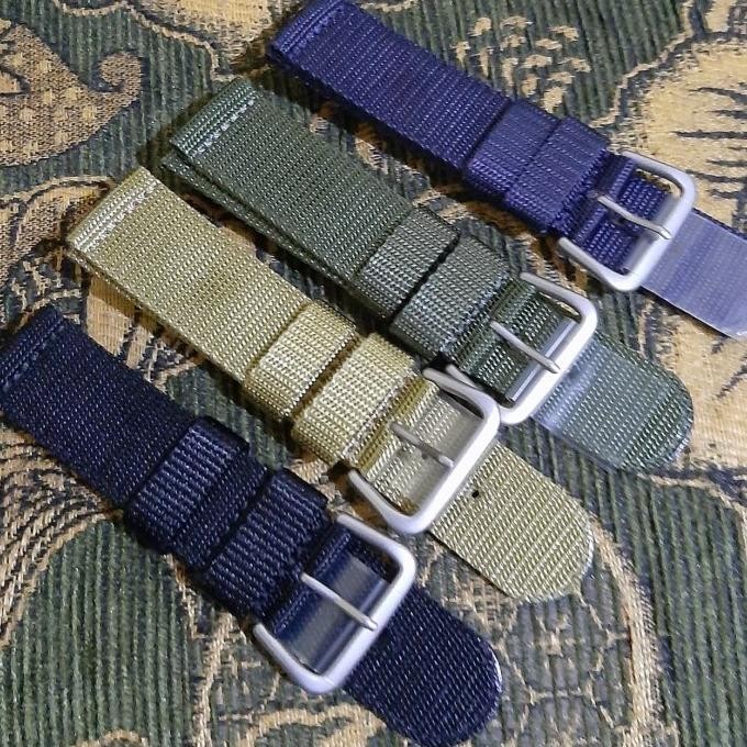 Original tali jam tangan kanvas seiko - 22mm