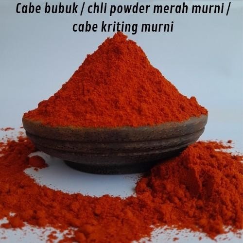 

Cabe bubuk 1kg / chili powder murni / cabe keriting murni Kualitas Terbaik