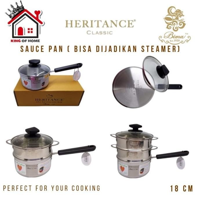 [Promo] Panci Bima Heritance Classic Saucepan Bp120118 Panci Induction