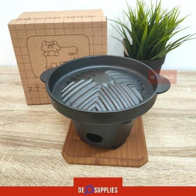 [Ready Stock] Ready Stok Hotplate Bbq Tungku Bulat Kecil Seperti Raacha Panggangan