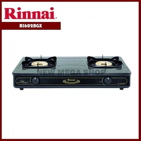 [Ready] Rinnai Ri602Bgx Double Stove / Kompor Gas Tornado Dua Tungku