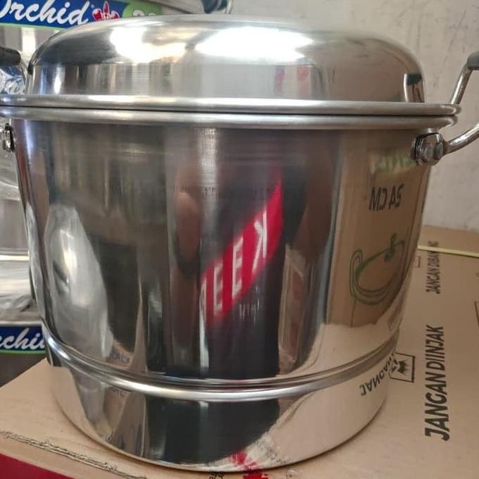 [Ready Stock] Promo Panci / Dandang / Langseng 50Cm/ Orchid / Panci Besar Steamer