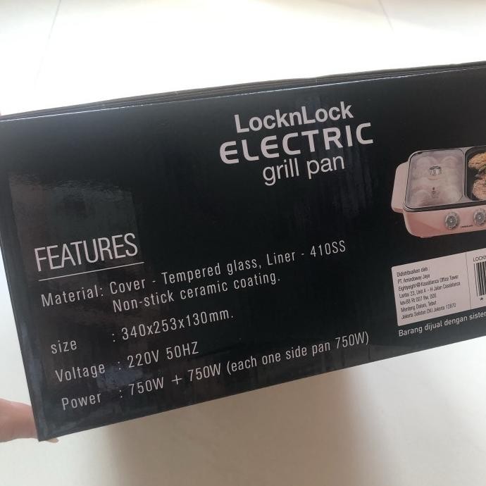 [New] Alat Masak Korean Electric Grill Pan Merk Lock N Lock