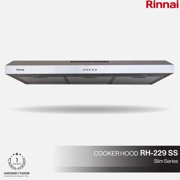 [Baru] Cooker Hood Rinnai Rh-229B Rh-229Ss Rh 229B 229Ss Tudung Hisap