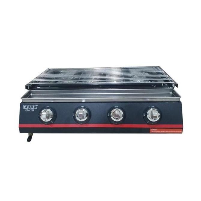 [Ready] Getra Etk222 Griller 4 Burner Kompor Panggang 4 Tungku Komersil Gas