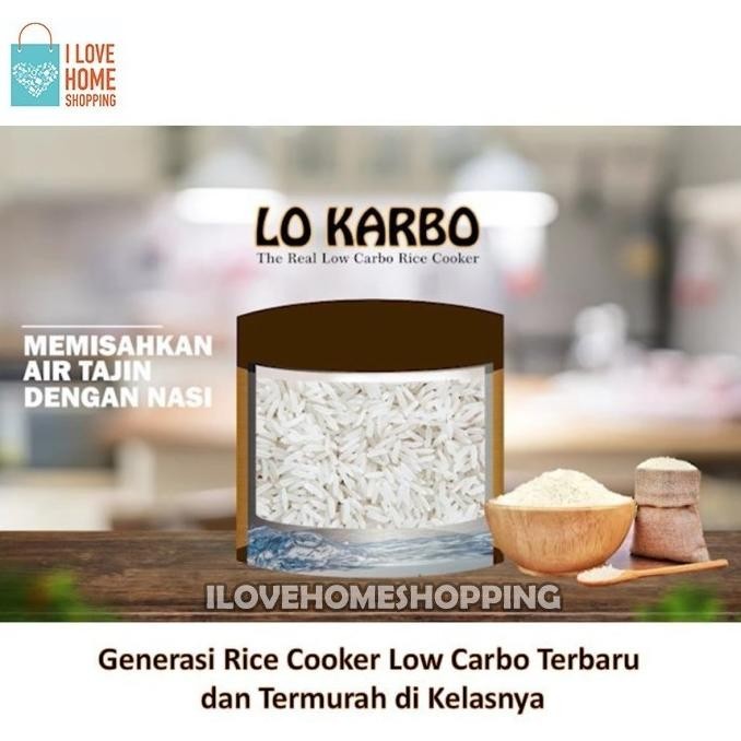 [Ready Stock] Low Karbo Rice Cooker Lo Karbo Rice Cooker Rendah Gula Original