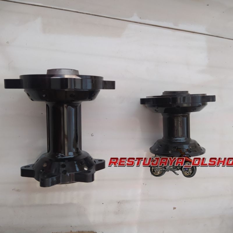 TROMOL KLX 150 SET DEPAN BELAKANG TROMOL SET DEPAN BELAKANG KLX 150 SET BLACK