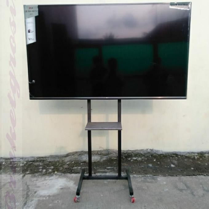 [Garansi] Brecket Tv Stand Bracket Stand Tv Berdiri 24 Sampai 65 Inch Tilt Arm