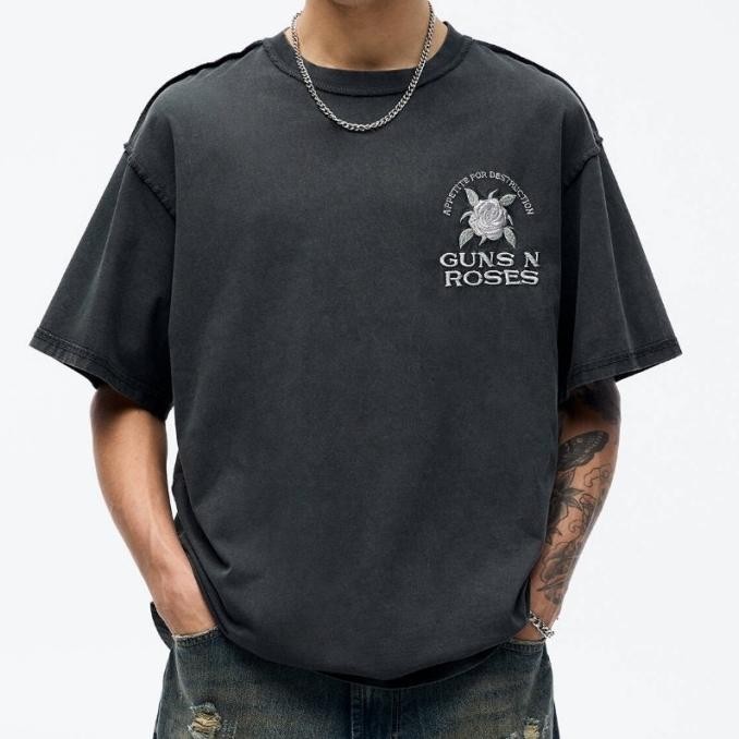 [Promo] Kaos Guns N Roses Pull And Bear Oversize Original Store