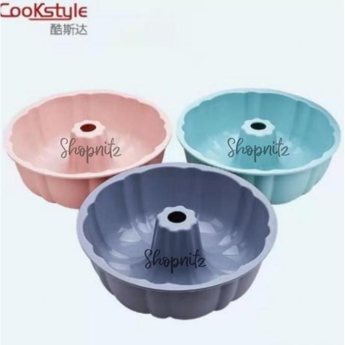 Loyang Silikon Loyang Pudding Loyang Puding coklat Kue Silicone Bundt