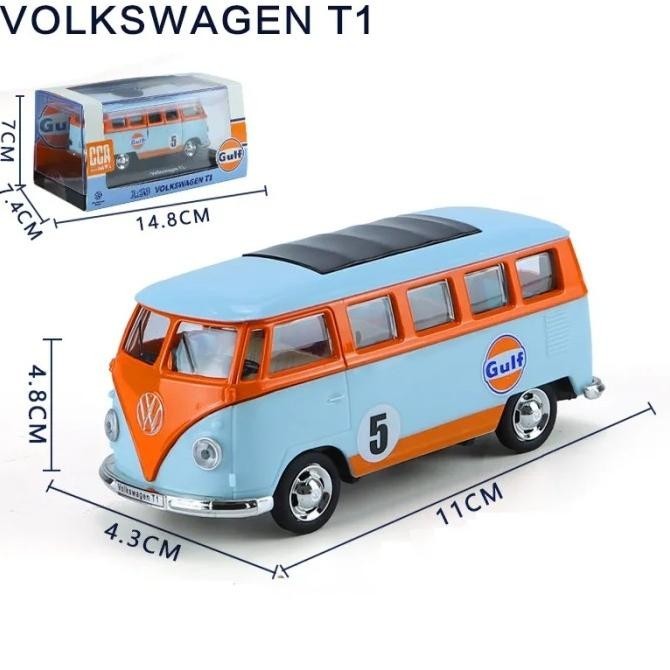 Cca Volkswagen T1 Gulf Series Mobil Mobilan Vw Kombi Jagat Diecast