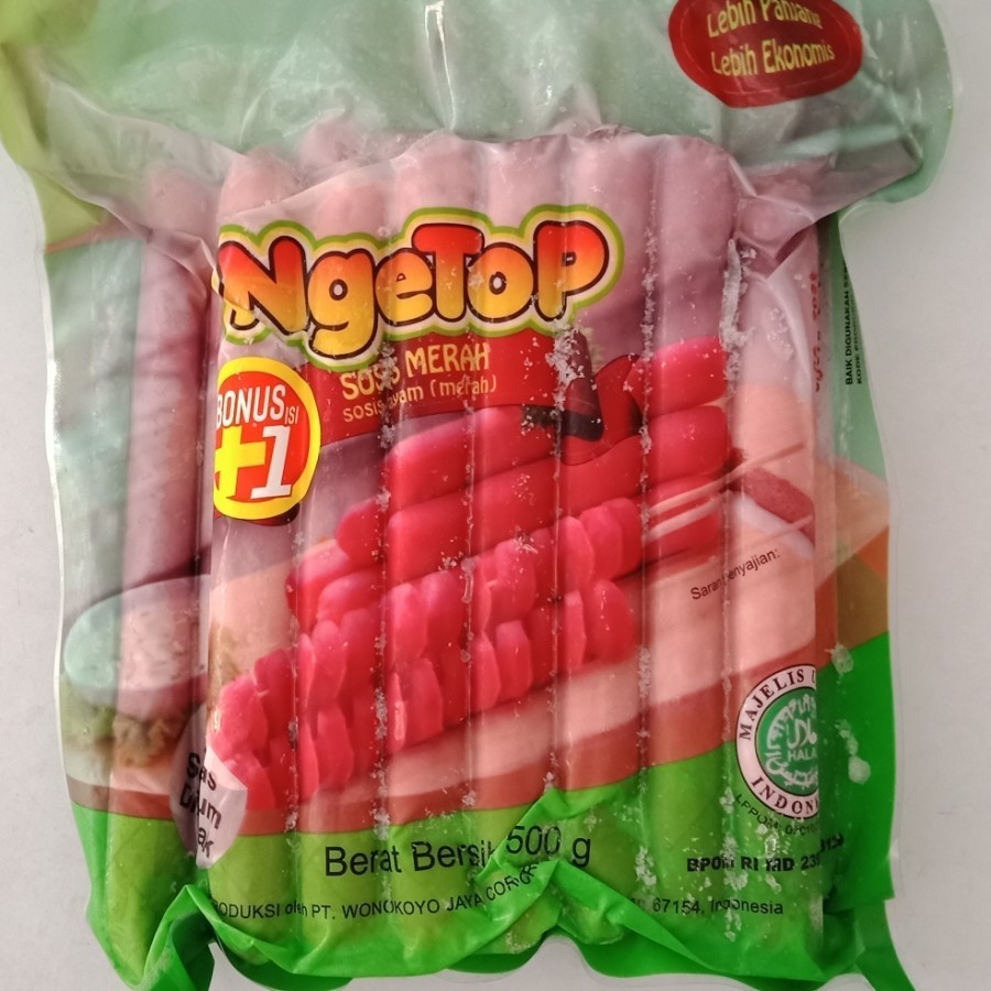 

Ngetop Sosis Ayam Merah 500 gram