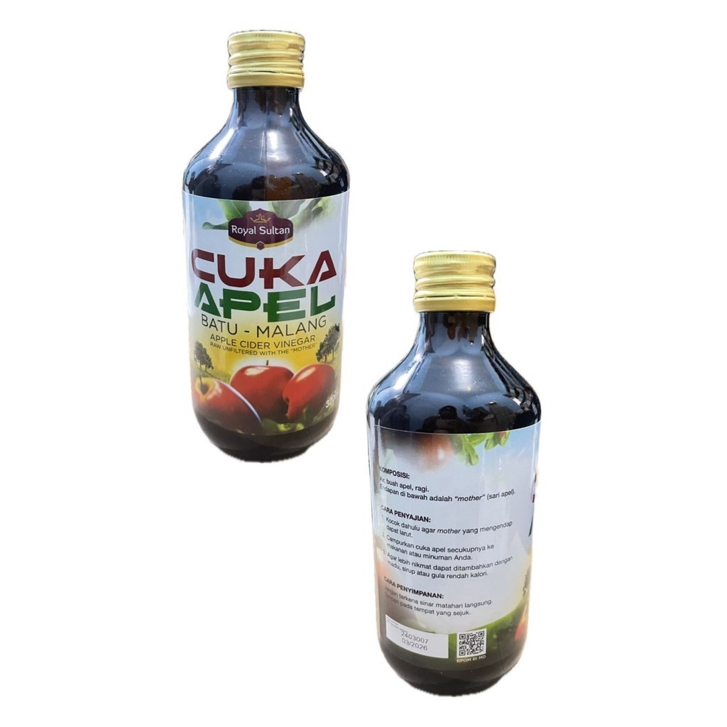 

CUKA APEL MALANG ASLI ORIGINAL ROYAL SULTAN APPLE CIDER VINEGAR K02