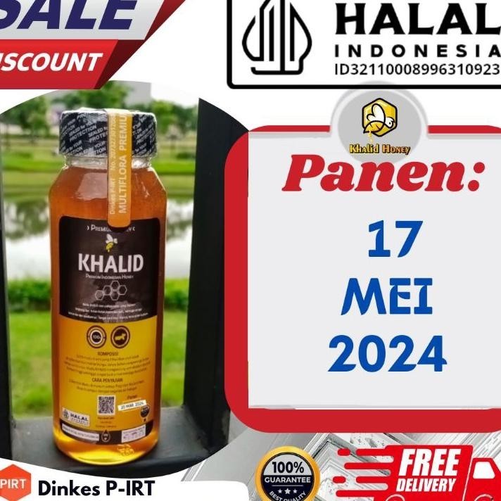 

(350 Gr) Multiflora Khalid Honey Madu Murni