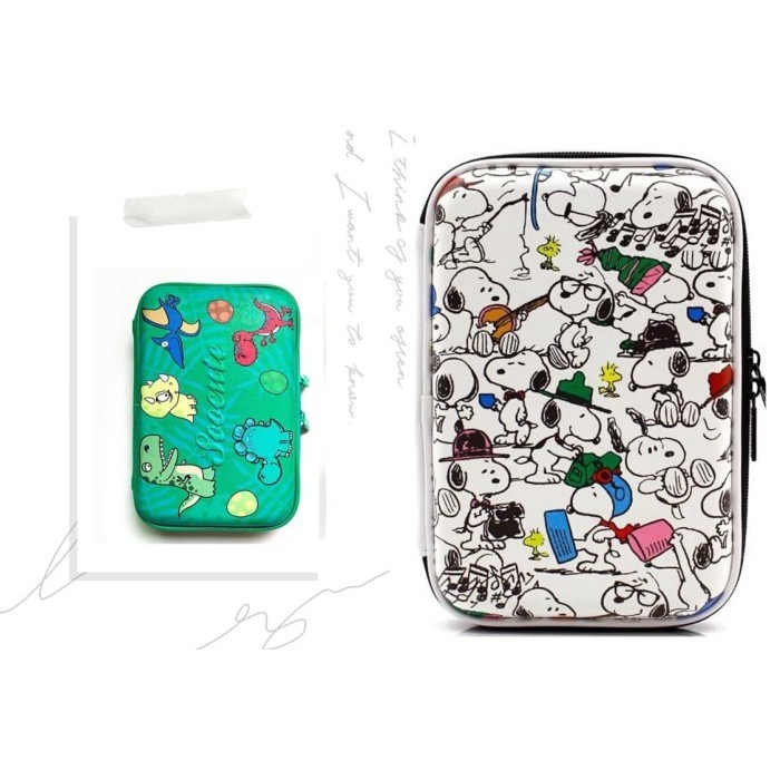 

TEMPAT PENSIL UNIK / PENCIL CASE MODEL BARU EDISI SNOOPY & DINO IMUT