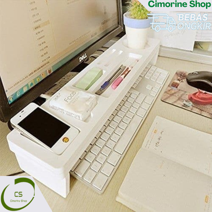 

MEJA MINI MULTIFUNGSI TABLE ORGANIZER OFFICE KEYBOARD TEMPAT PULPEN CS