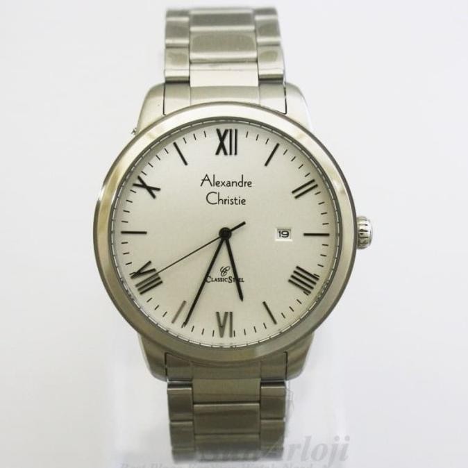 [Ready Stock] Alexandre Christie Ac 8567 Md Silver