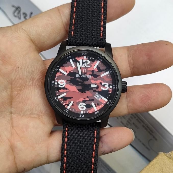 [Ready Stock] Jam Pria Original Expedition E 6671 M Stainless Steel