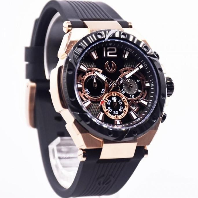 [Promo] Jam Tangan Pria Christ Verra Cv 53604G-38 Blk Original & Garansi