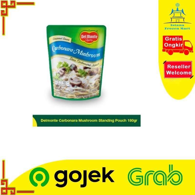 

Saus Spaghetti Carbonara Mushroom 180 Gram - DELMONTE