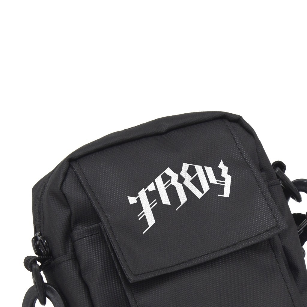 Troy Company Mini Sling Bag Black Heritage - Tas Selempang Hitam SB 2488