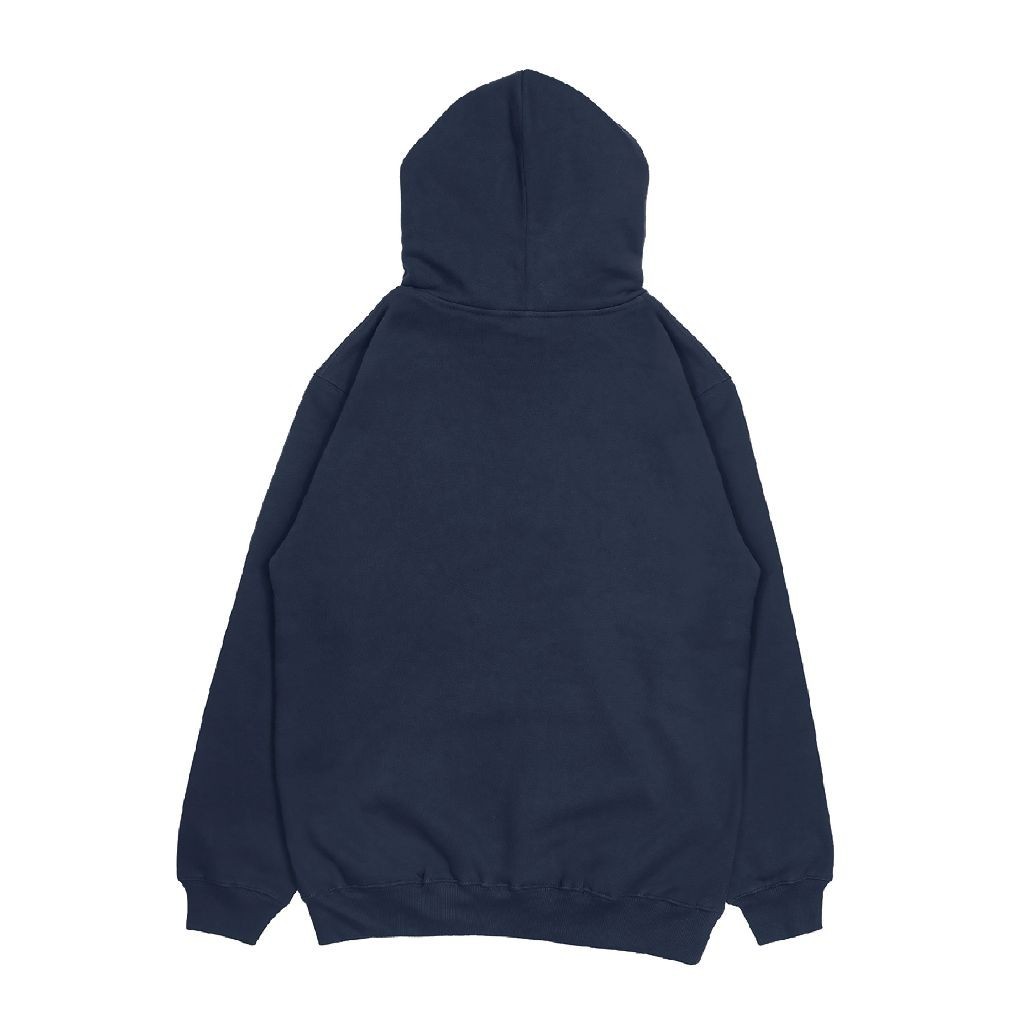 Troy Company Sweater Hoodie Blue Navy Old Skool - Hoodie Pria Biru Navy KH 2505