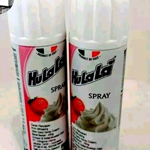 

Hulala Aerosol Whipping Cream Spray 250Gr/Pcs