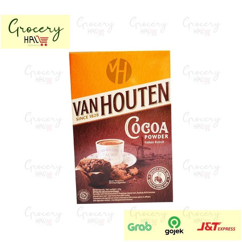 

VAN HOUTEN COCOA POWDER DARK 45 GR - COKELAT BUBUK