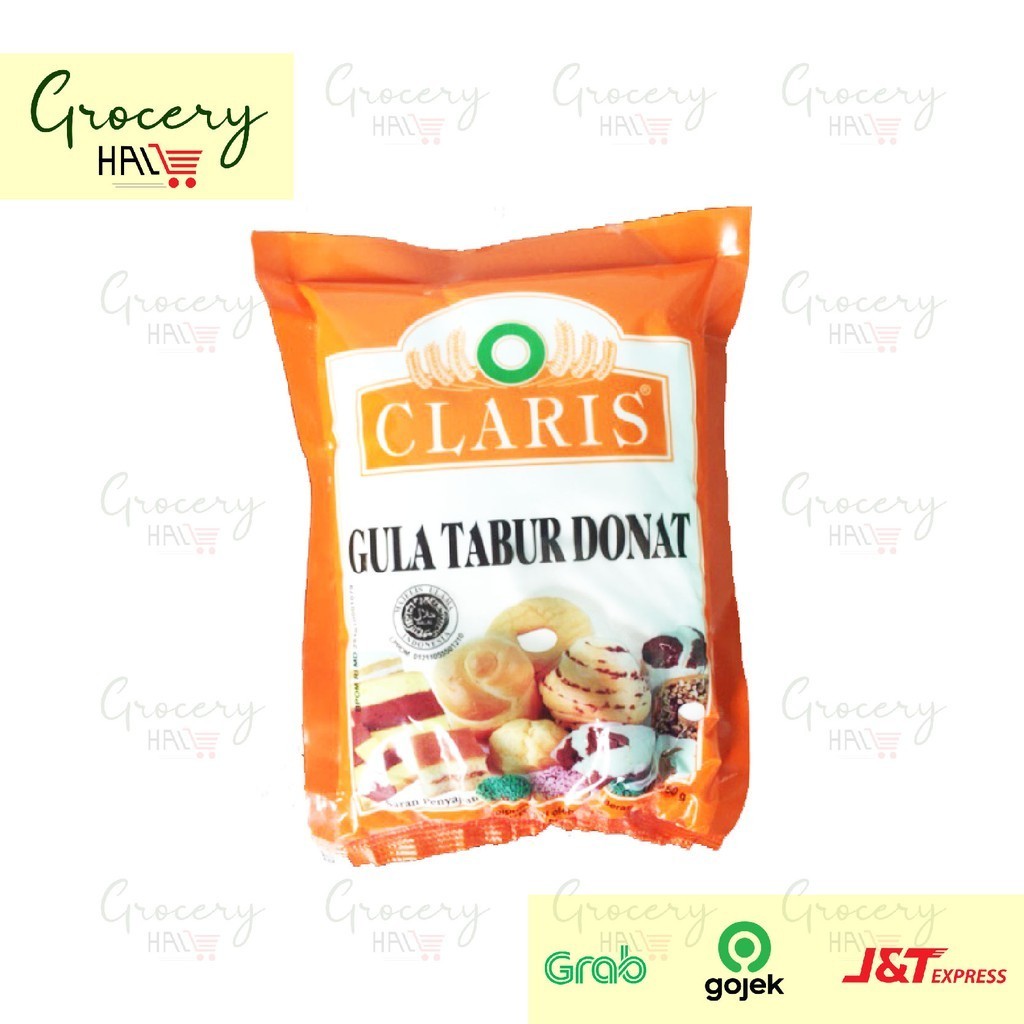 

CLARIS GULA DONAT / GULA SALJU DINGIN 250 GRAM ( GULA TABUR DONUT )