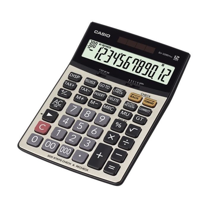 

CASIO CALCULATOR DJ 220 PLUS