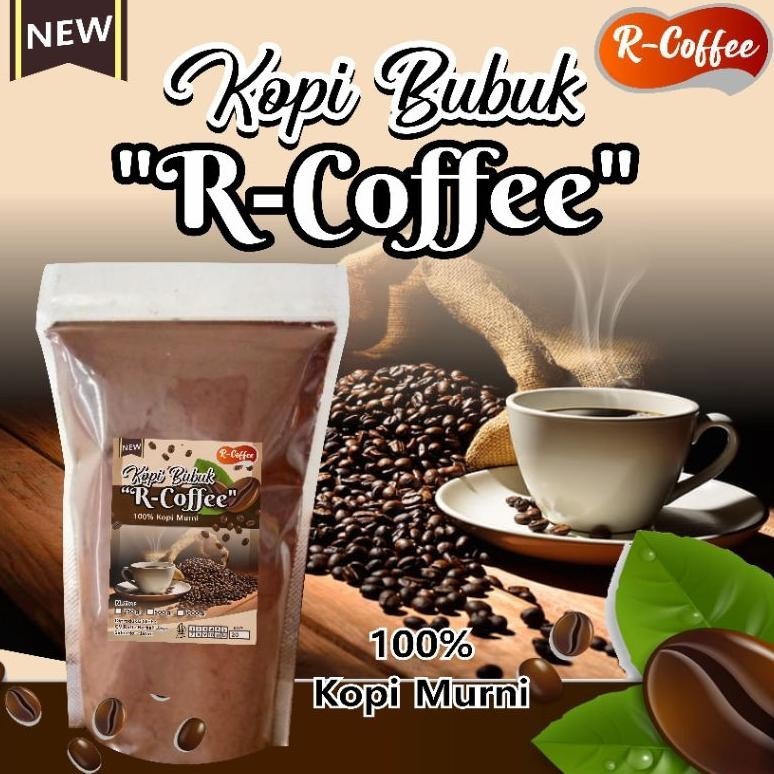 

PJJ-1621 Kopi Bubuk R-Coffe 100% Kopi Murni kemasan 1 Kg Murah