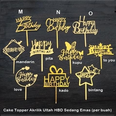 

TOPR-65 : Cake Topper Akrilik Ultah HBD Sedang 8 - 10cm (perbuah)