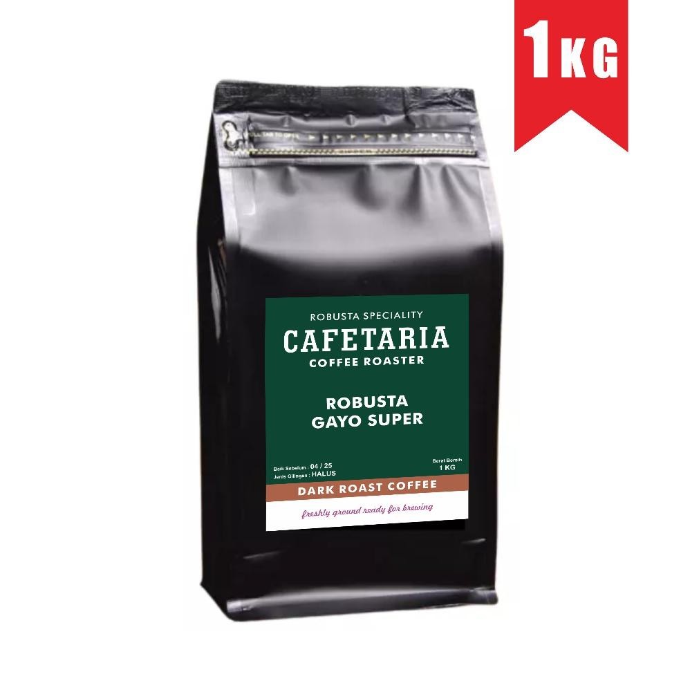 

ukd-23 CAFETARIA Kopi Robusta Aceh Gayo Super 1 Kg Fresh Roasted Murah