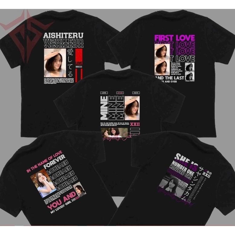 Terbaru Kaos Baju Custom Foto Aesthetic T-Shirt Premium
