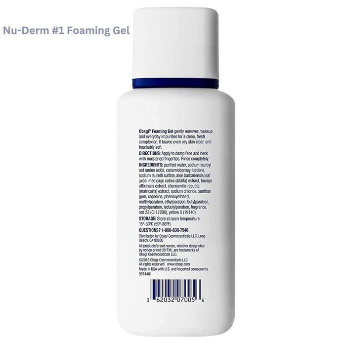 BISA COD - OBAGI NU-DERM NU DERM FOAMING GEL / GENTLE CLEANSER 200 ML