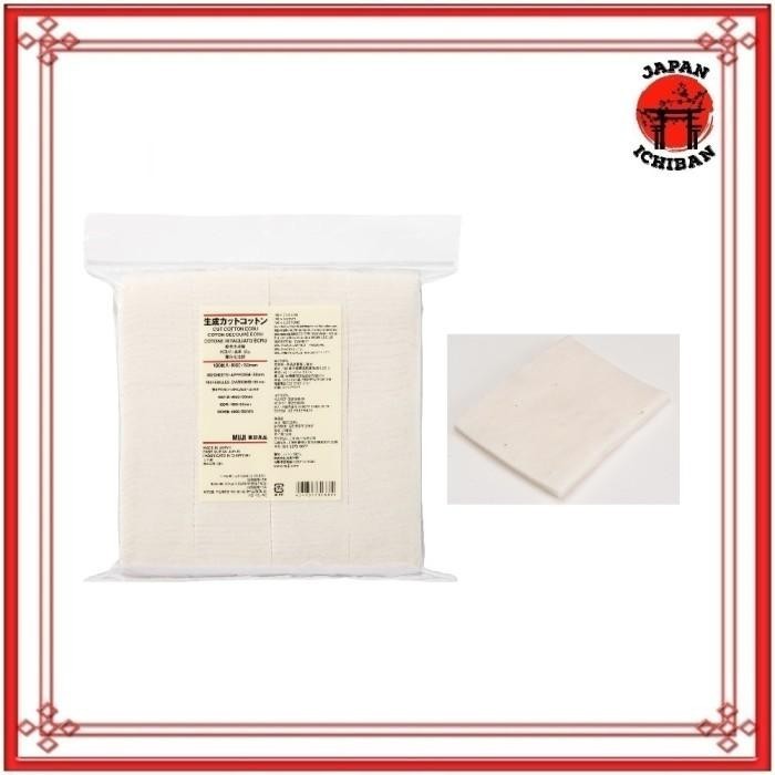 BISA COD - MUJI ORGANIC COTTON 180PADS - KAPAS WAJAH MUJI ORIGINAL JEPANG