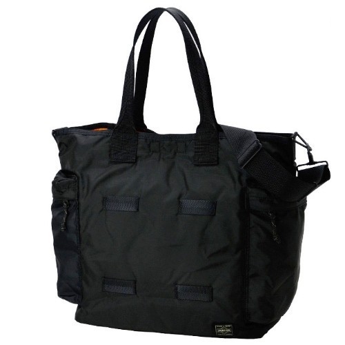 {BagShop} PORTER YOSHIDA Force 2Way Tote Bag 855-07500 - Black Berkualitas