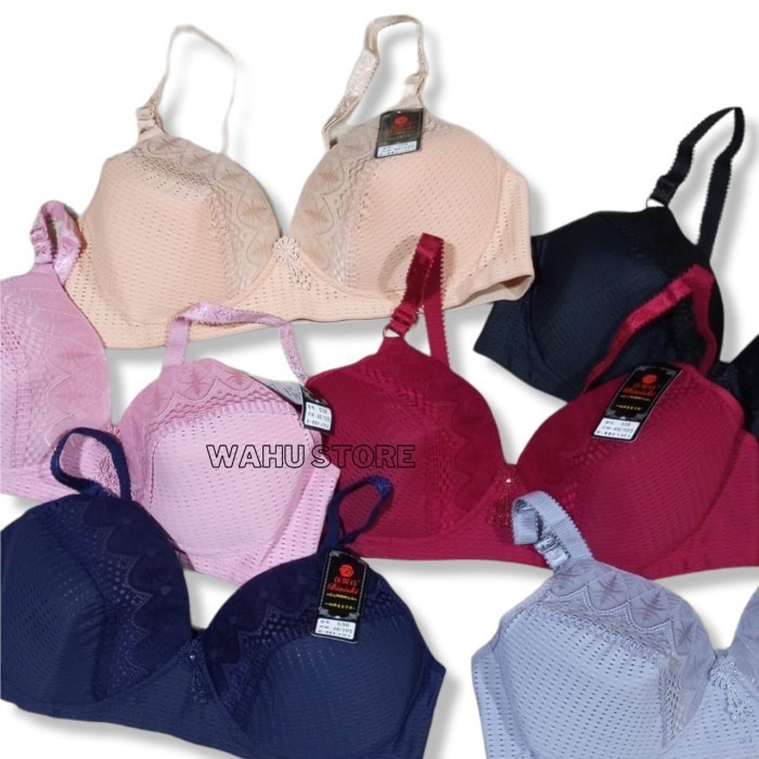 BARU SUPER JUMBO CUP BH/BRA WANITA BH PEREMPUAN TANPA KAWAT UKURAN 46-52