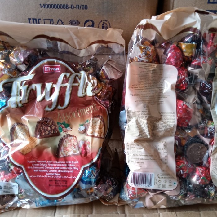 

Ready coklat truffle 1kg mix kemasan orignal