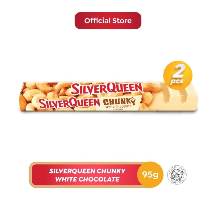 

Ready SilverQueen Chunky White 95 g - 2 pcs
