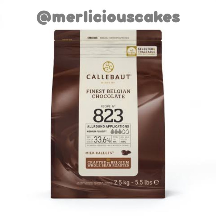 

Ready INSTANT COURIER ONLY Callebaut 823 Milk Chocolate Couveture 2,5 Kg