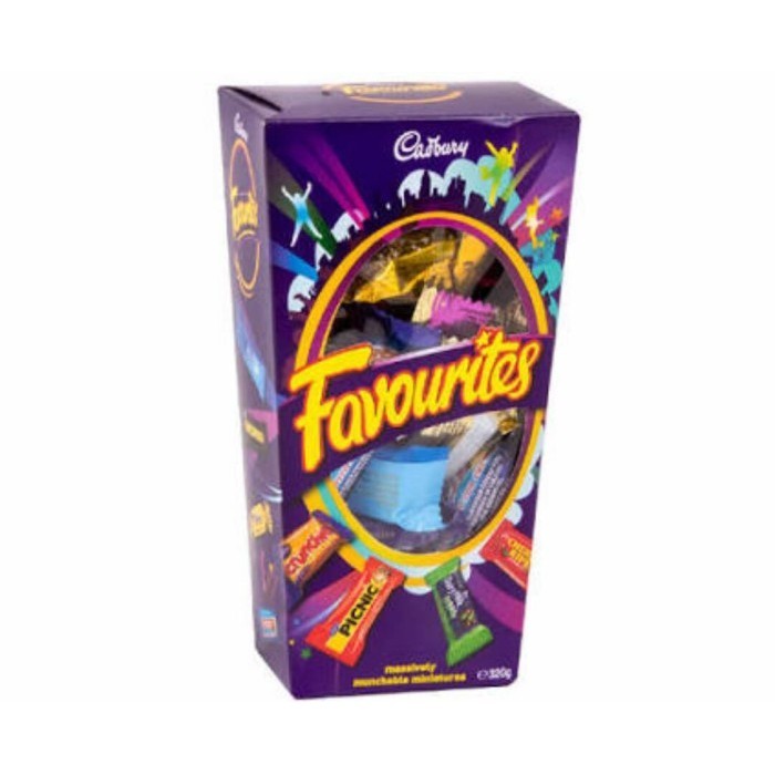 

Ready Cadbury Favourites Chocolate Gift Box Dairy Milk Australia 320g