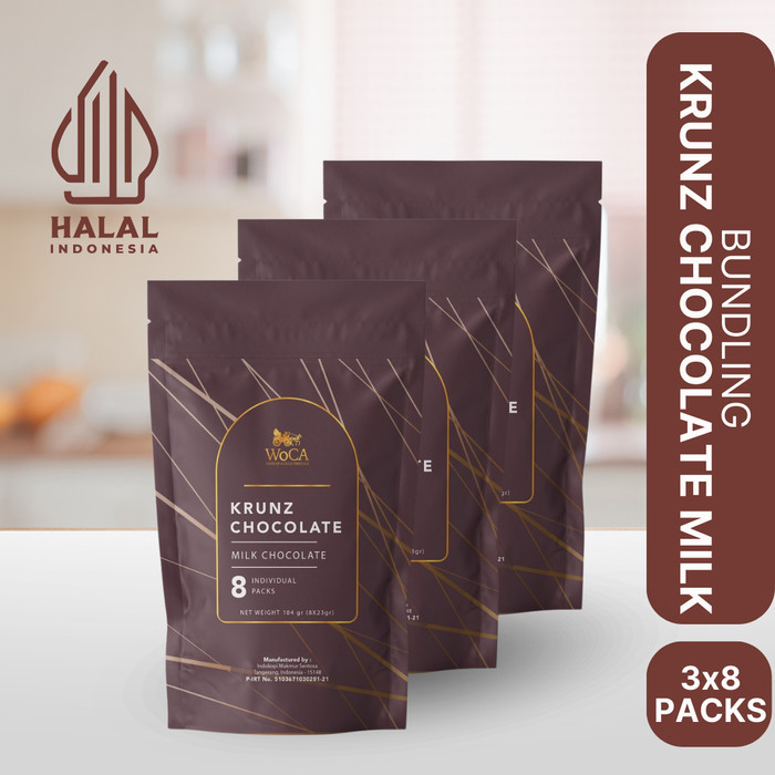 

Ready WoCA Krunz Chocolate Milk 3 x 8 individual packs