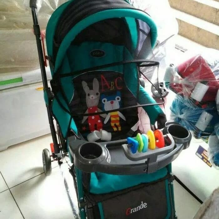 Baby Stroller Pliko GRANDE - Baru