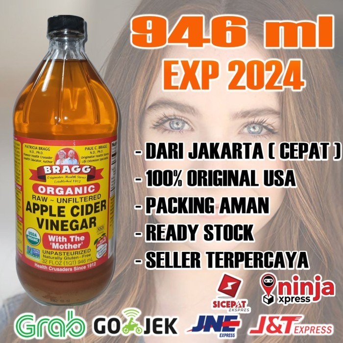 

Sale Bragg Apple Cider Vinegar 946 Ml / Cuka Apel Organik Murah