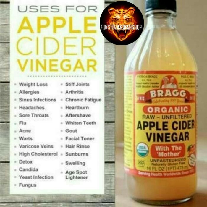 

Sale Cuka Apel (Bragg Organic Apple Vinegar 473Ml)
